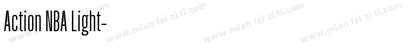 Action NBA Light字体转换